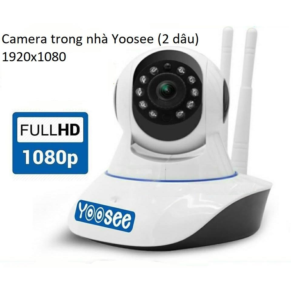 Camera Trong Nhà Yoosee (2 dâu) 1920x1080 Full HD,Hình Ảnh Sắc Nét Không Giật, Cảm Ứng Chuyển Động