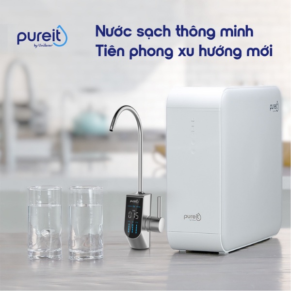 [ Miễn phí lắp đặt - Bảo hành 2 năm ] Máy lọc nước Unilever Pureit Delica UR5840, âm tủ bếp, công suất lõi RO cực đại.