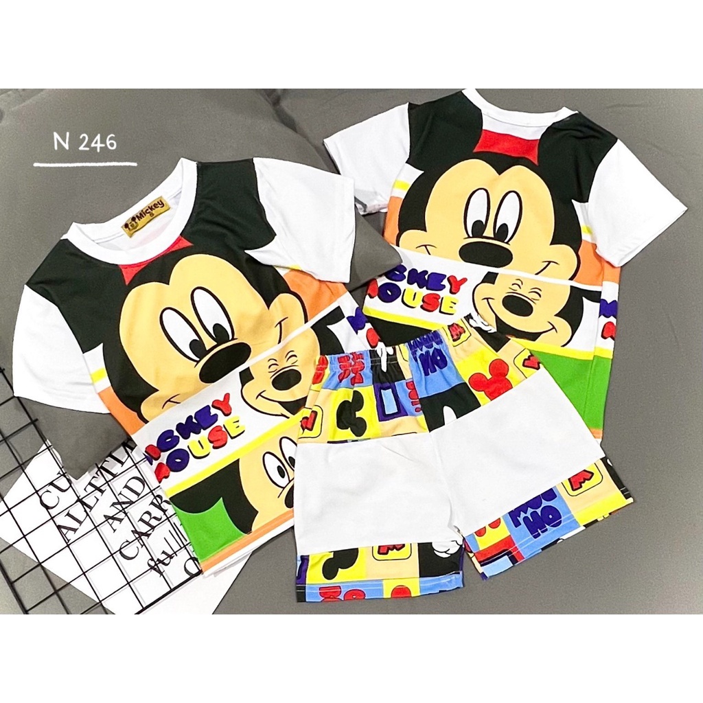 Đồ bộ bé trai 3D size đại siêu nhân vải cotton mềm mại thấm hút mồ hôi tốt J251