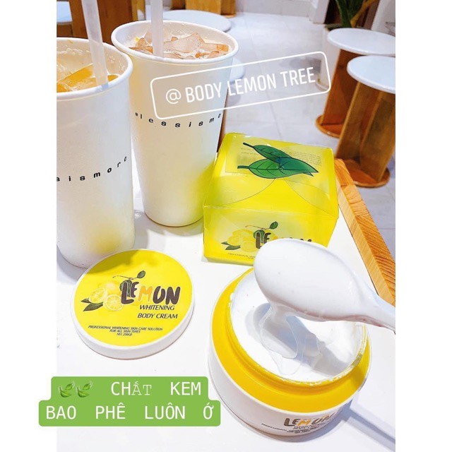 KEM BODY DƯỠNG TRẮNG DA TOÀN THÂN LEMON QLAY CHÍNH HÃNG