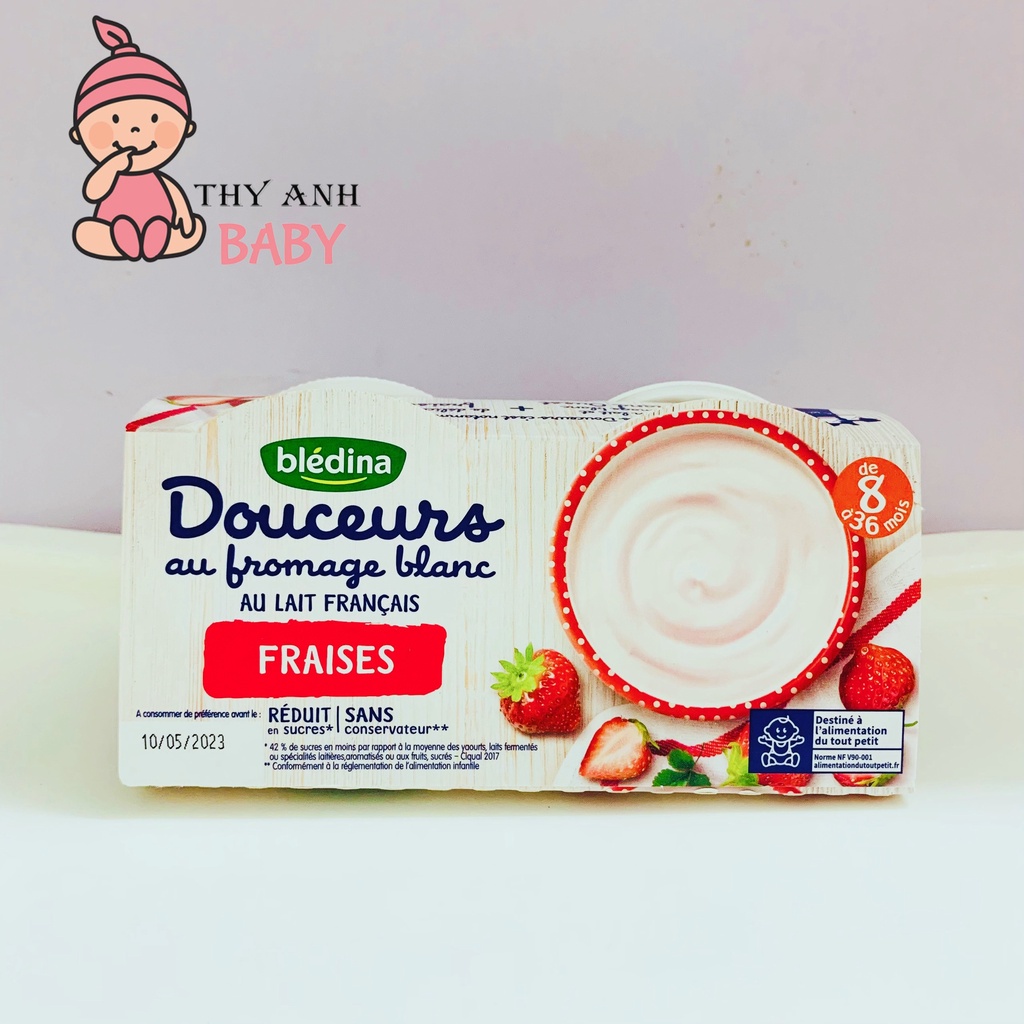 Sữa Chua Phô Mai Bledina Douceurs Của Pháp Cho Bé 6m+