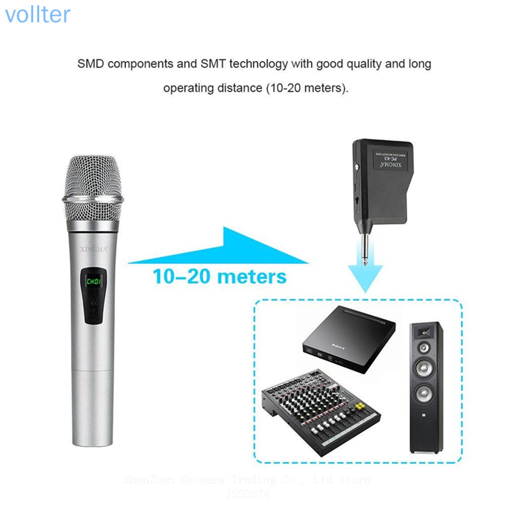 Bộ Micro Hát Karaoke Cầm Tay Voll Xingma Pc-K3