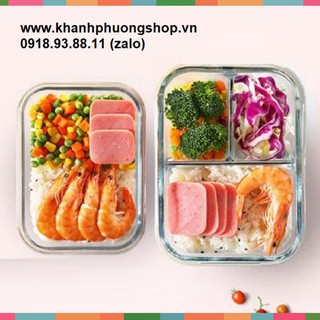 hộp thủy tinh 2 ngăn - hộp thủy tinh