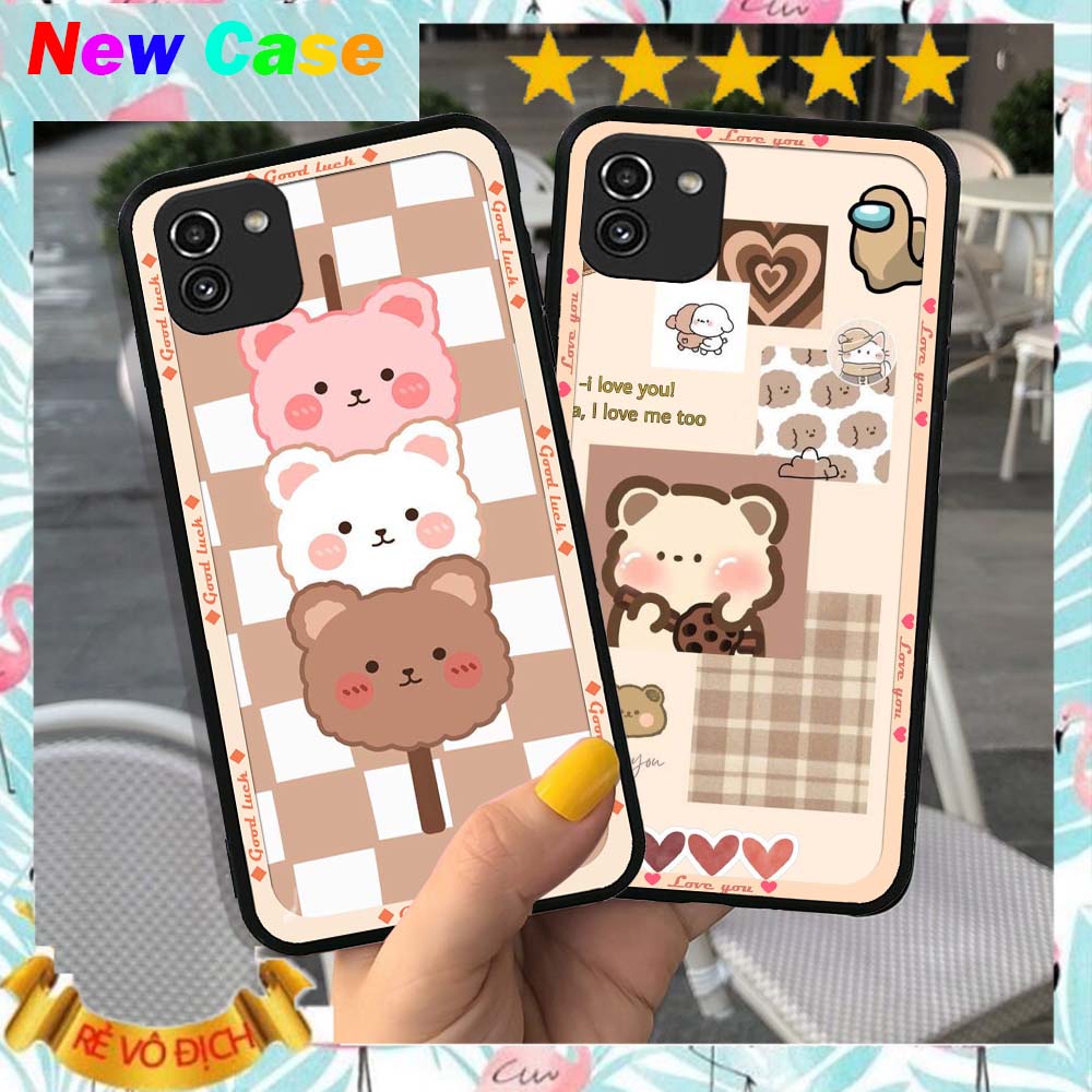 Ốp lưng Samsung A03 / A04 in hình họa tiết động vật cute đáng yêu