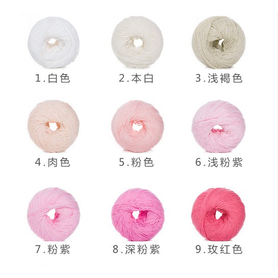 Cuộn Len Sợi Mềm Dùng Đan Móc