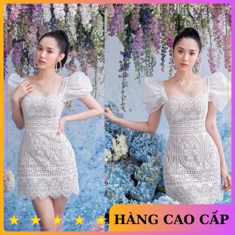 [HÀNG CAO CẤP] Đầm ren ôm body tay phồng sang trọng xinh đẹp đi chơi dự tiệc - MN76