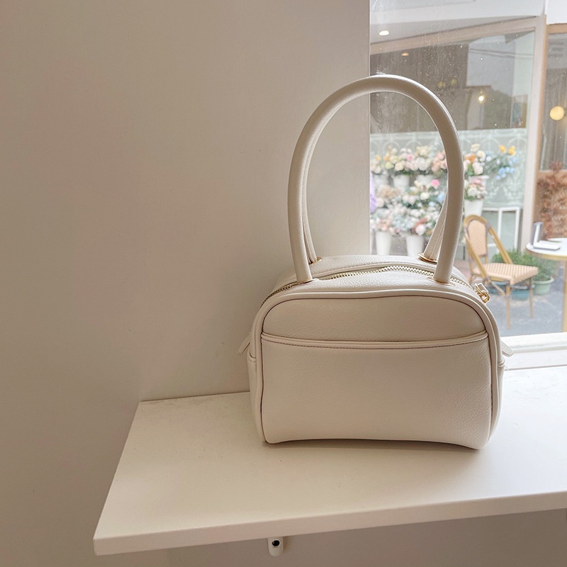 Túi Xách Màu Trơn Dễ Phối Đồ Đơn Giản Thời Trang Phong Cách Hàn Quốc