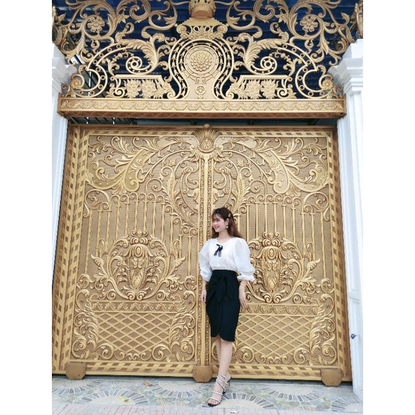 Chân váy buộc nơ chéo vạt sang chảnh | BigBuy360 - bigbuy360.vn