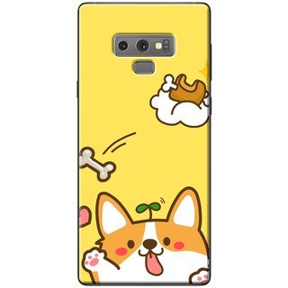 Ốp lưng Samsung Note 4, Note 5, Note 8, Note 9 Cún và xương