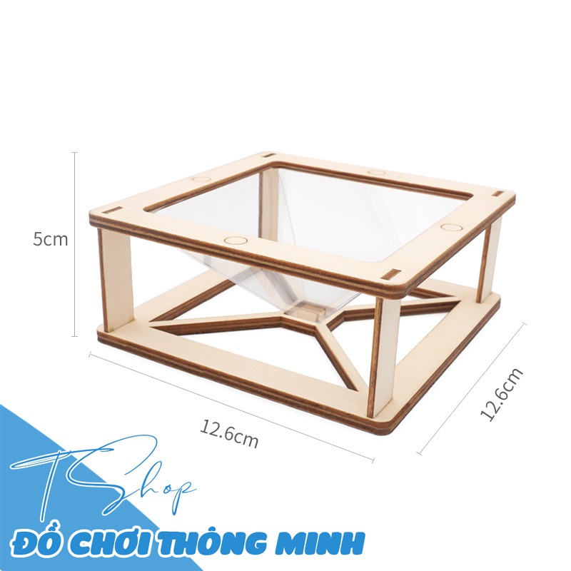 Đồ chơi trẻ em khoa học, kính 3D hologram, DIY, giáo dục STEM