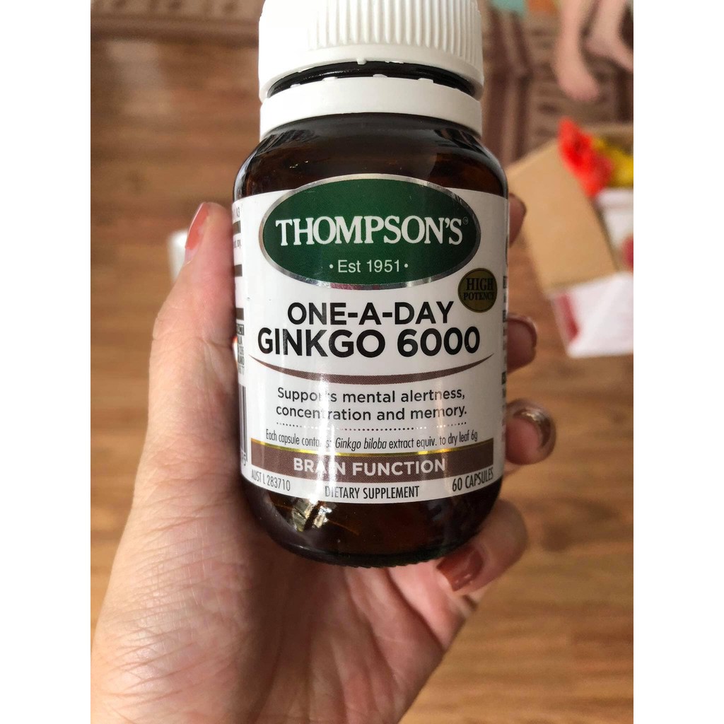 Bổ não Ginkgo Biloba 6000mg
