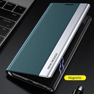 Bao Da Nắp Gập Từ Tính Kèm Giá Đỡ Kiểu Dáng Sang Trọng Cho iphone 13 pro max