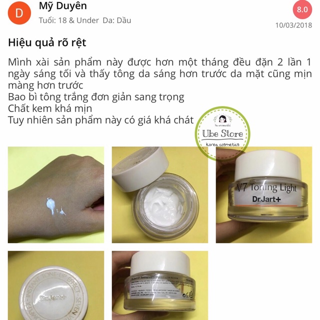 Kem dưỡng trắng DR.JART+ V7 #SALE_OFF_70%