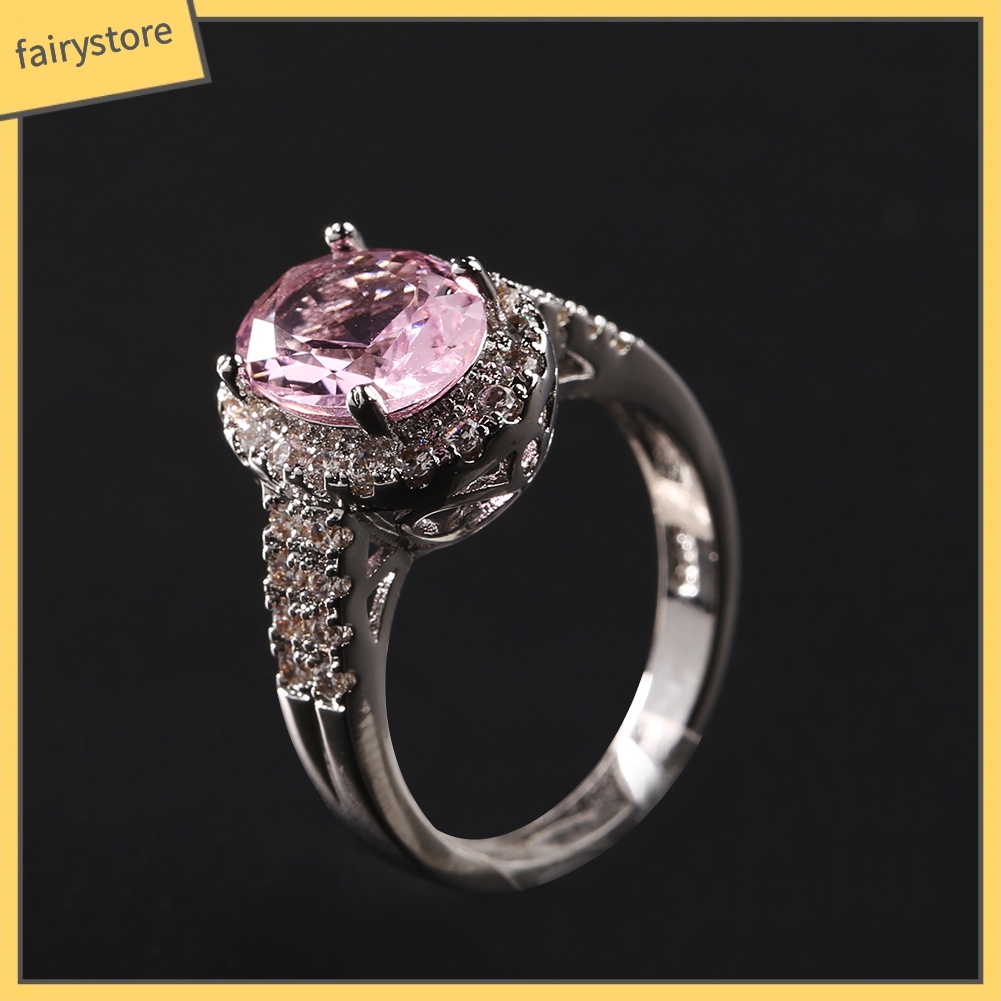 Nhẫn Đính Đá Phong Cách Sang Trọng Thanh Lịch Dành Cho Nữ