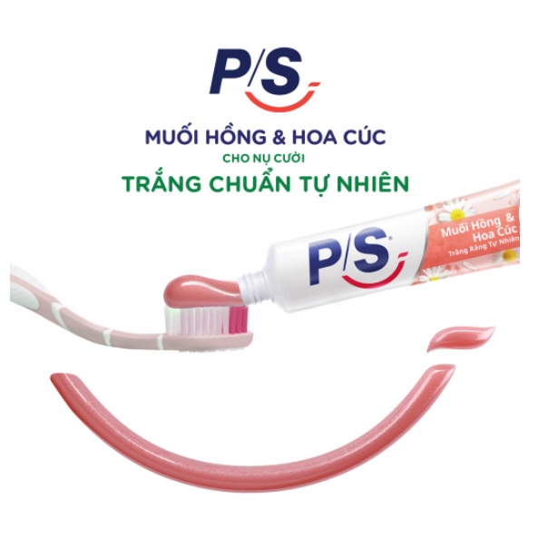 Kem đánh răng P/S Muối Hồng &amp; Hoa Cúc HỘP 180G