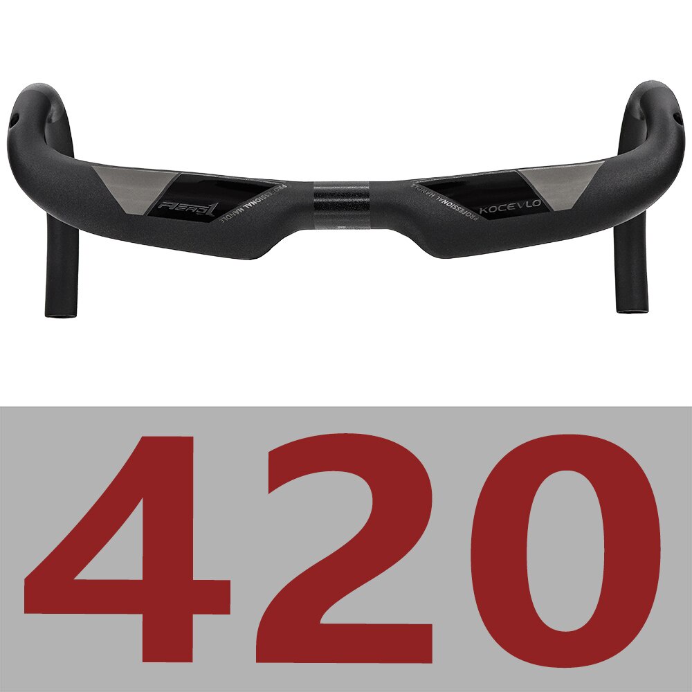 Thanh Ghi Đông Bằng Sợi Carbon 1 31.8mm 400/420/440mm Chuyên Dụng Cho Xe Đạp Đua
