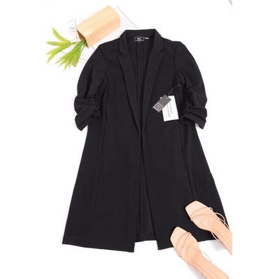 Áo Blazer HAVE L.A chất vải xốp không nút gài tay dài nhúng có 2 túi (Mẫu D)