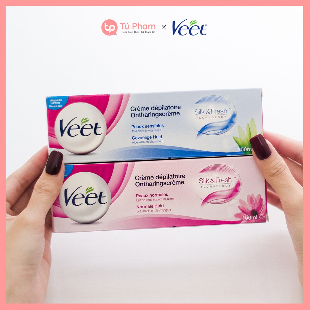 Kem Tẩy Lông Cho Da Nhạy Cảm Veet 100ml