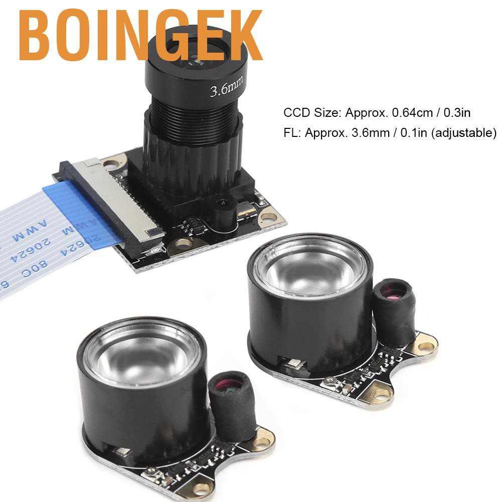 Boingek  Camera module board camera light-sensitive infrared for Raspberry Pi 4B/3B +/3B/2B