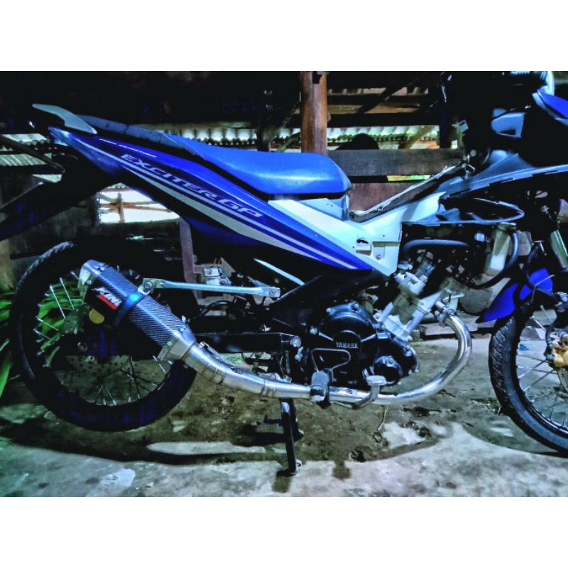 Pô KING DRAG gồm cổ 2 khúc Exciter 135,150,155. Winer Sonic Raider Fi Satria Gsx, xe khác.