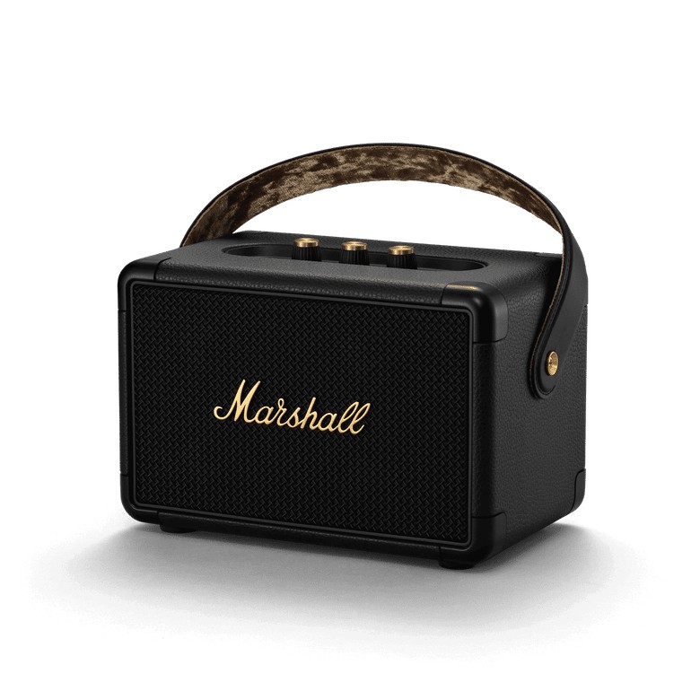 Loa Marshall Kilburn 2 Black & Brass NEW FULLBOX . Nghe nhạc thả ga với 20h hoạt động.