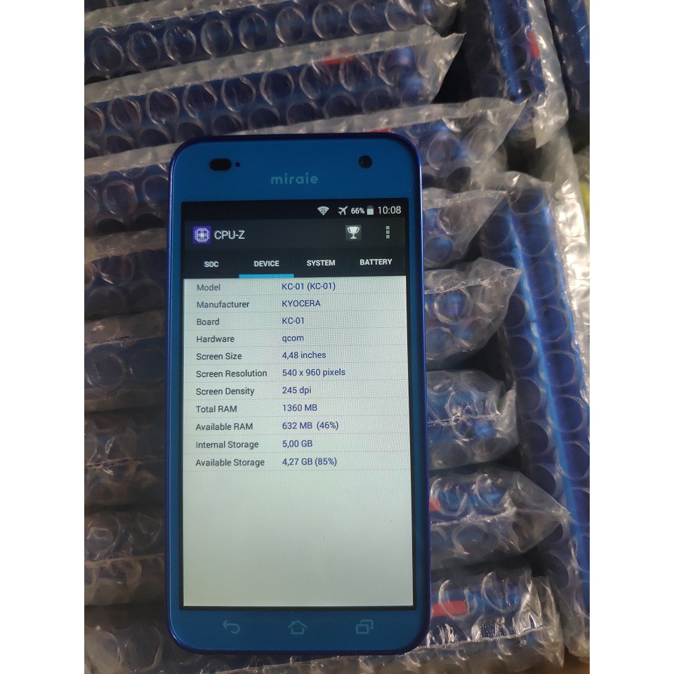 Kyocera Miraie KC01- Điện thoại Nhật chơi Liên Quân giá rẻ