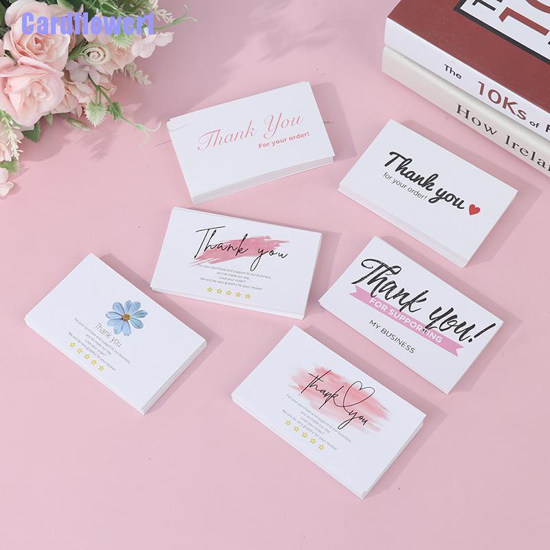 Set 30 tấm thẻ in chữ Thank You độc đáo xinh xắn dùng trang trí
