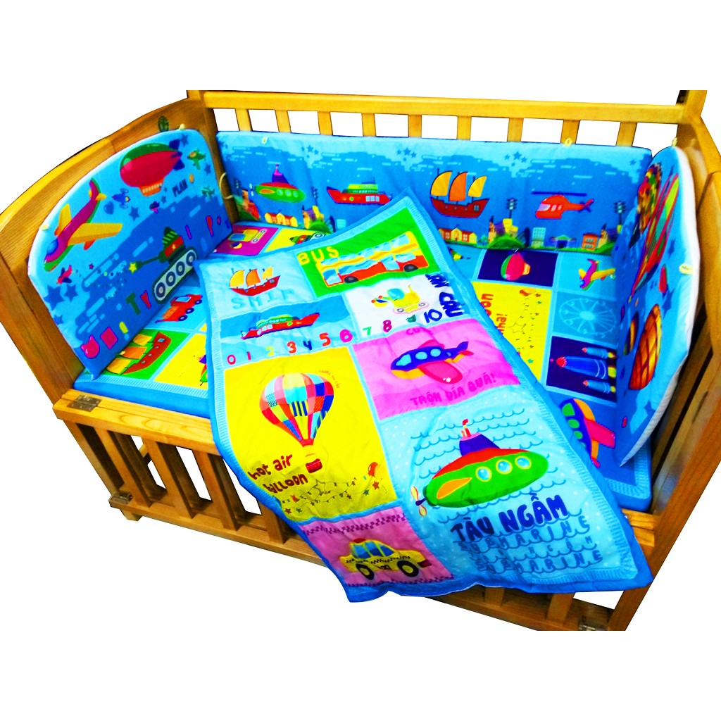 Quây cũi Jungle Forest Pipo cho bé sơ sinh kích thước 80x120cm
