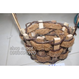 GIỎ CẮM HOA- GIỎ TRÒN SƠ DỪA