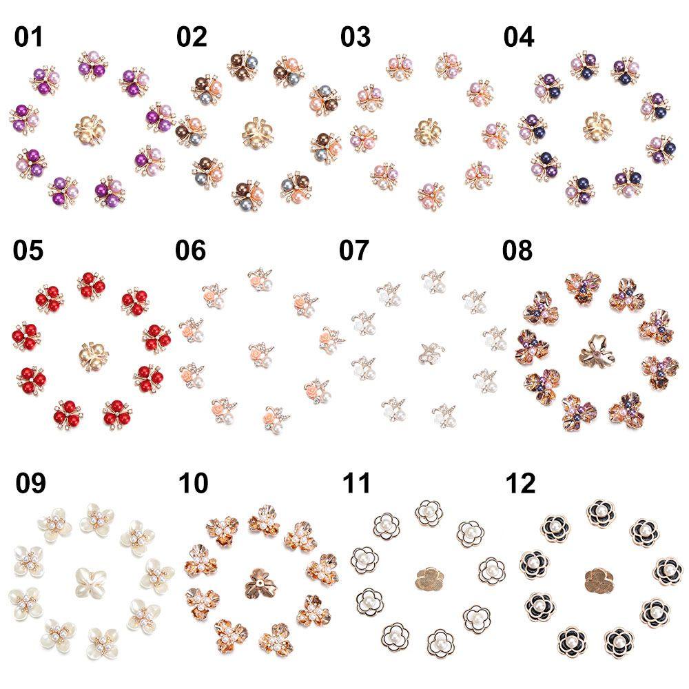 SUYO Bộ 10 Nút Áo Hình Hoa Xinh Xắn