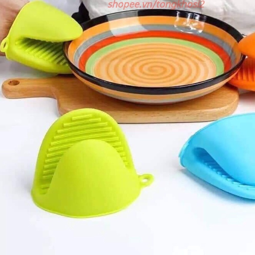 Cặp Nhấc Nồi Cách Nhiệt SILICOL Mềm 1 Đôi- Bắc Nồi Silicon, Lấy Đồ Nóng Silicon Dầy Cách Nhiệt Tốt ❤️ 𝗚𝗜𝗔𝗗𝗨𝗡𝗚𝗛𝗔𝗡𝗢𝗜𝟯𝟵 ❤️