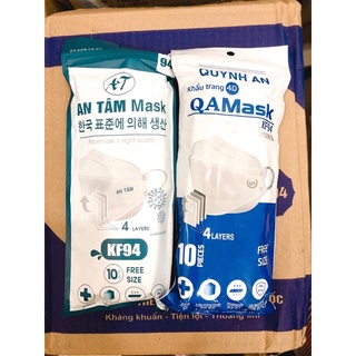 [Combo 50 cái] Khẩu trang 4D (KF94), Mask