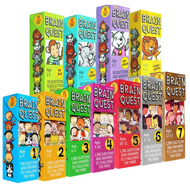 Flashcard Brain quest bán lẻ từ 2-13 tuổi