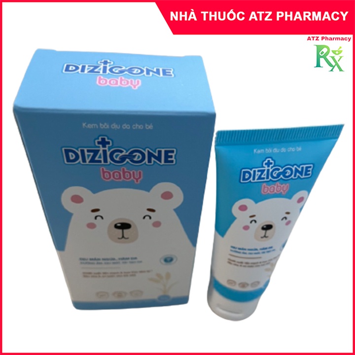 Dizigone Baby - Kem Bôi Giúp Dịu Da Cho Các Bé Bị Rôm (Hộp 30g) - ATZ