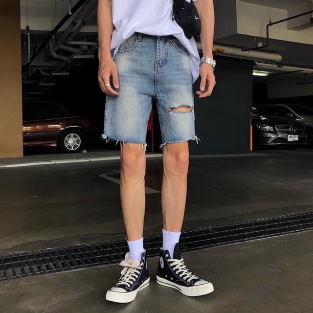 Quần Short Jean Rách ( hình thật ở cuối )