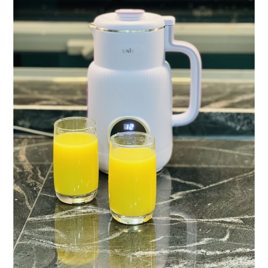 Máy làm sữa hạt mini UNIE UMB08 dung tích 600ml công suất 600W, 5 chức năng nấu, máy êm xay nhuyễn mịn, bảo hành 1 năm