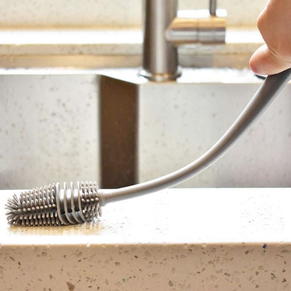 Cọ Silicone Vệ Sinh Chai Lọ Đường Kính Nhỏ Gọn Tiện Dụng