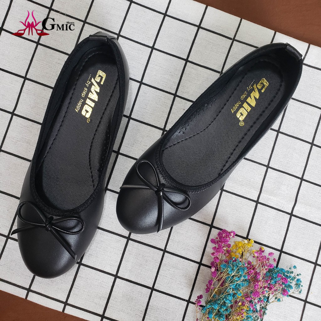 [𝑩𝑰𝑮 𝑺𝑰𝒁𝑬] Giày búp bê mũi tròn nơ nhỏ siêu xinh, đế cao su chống trơn hàng chính hãng | BigBuy360 - bigbuy360.vn