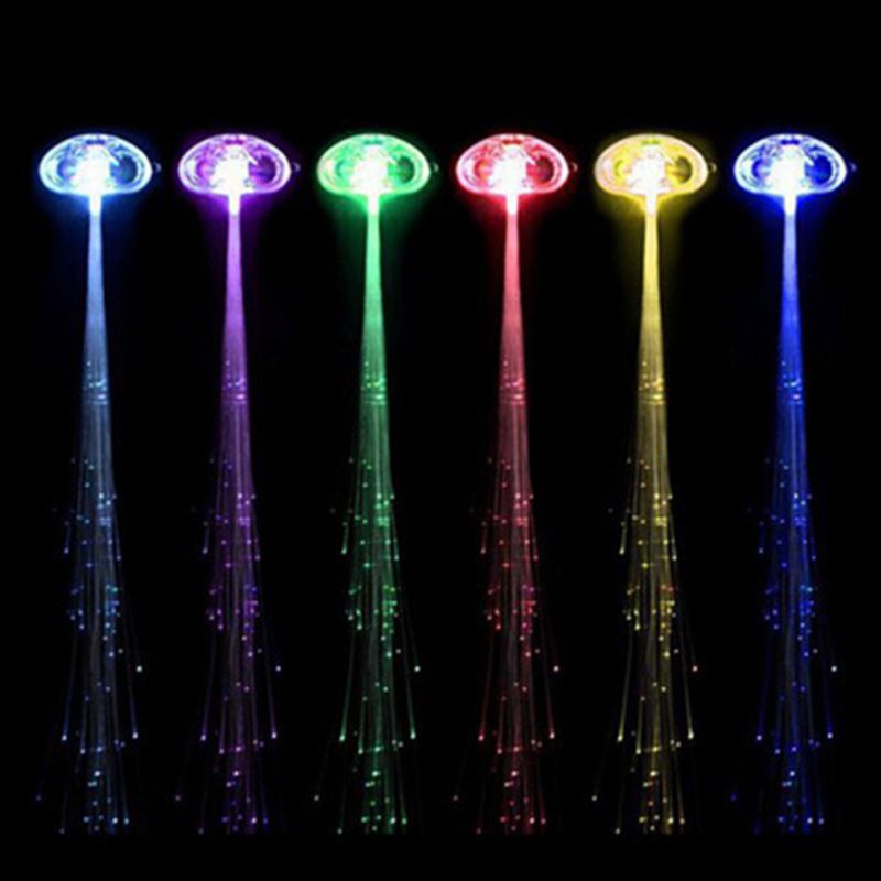 5 Kẹp Tóc Có Đèn LED Phát Sáng 35cm