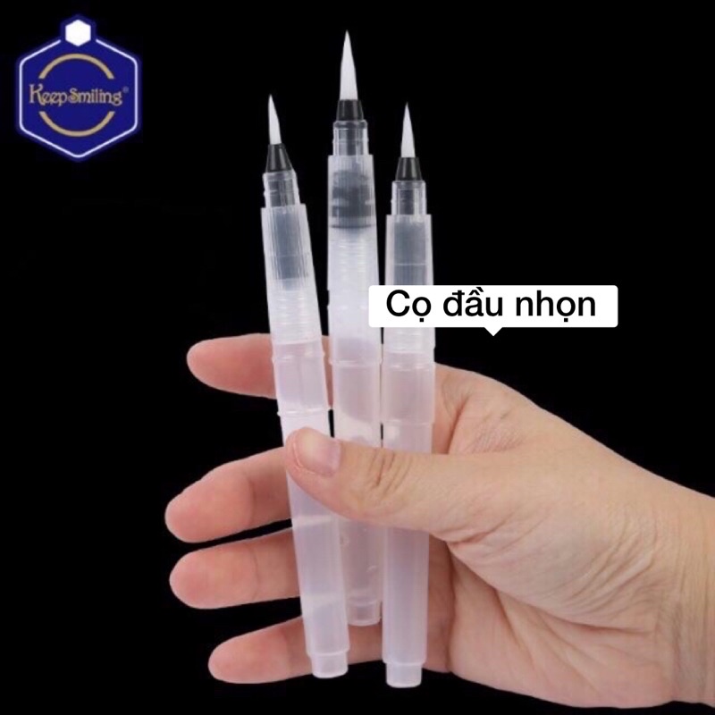 Cọ vẽ màu nước -cọ nước waterbrush size s/m/l (1 cái)