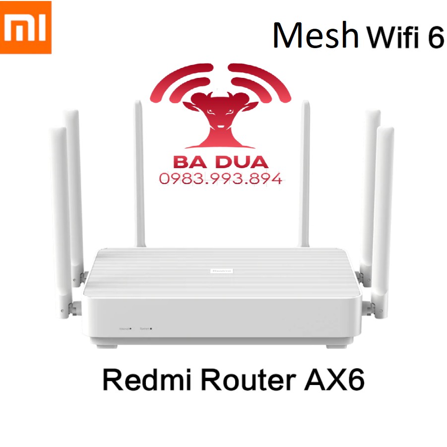 Bộ Phát Wifi Mesh Wifi 6 Xiaomi AIoT AX3600 , Redmi AX5 , Cr6608 AX1800 , AX6 Redmi AX3000 , AX6000