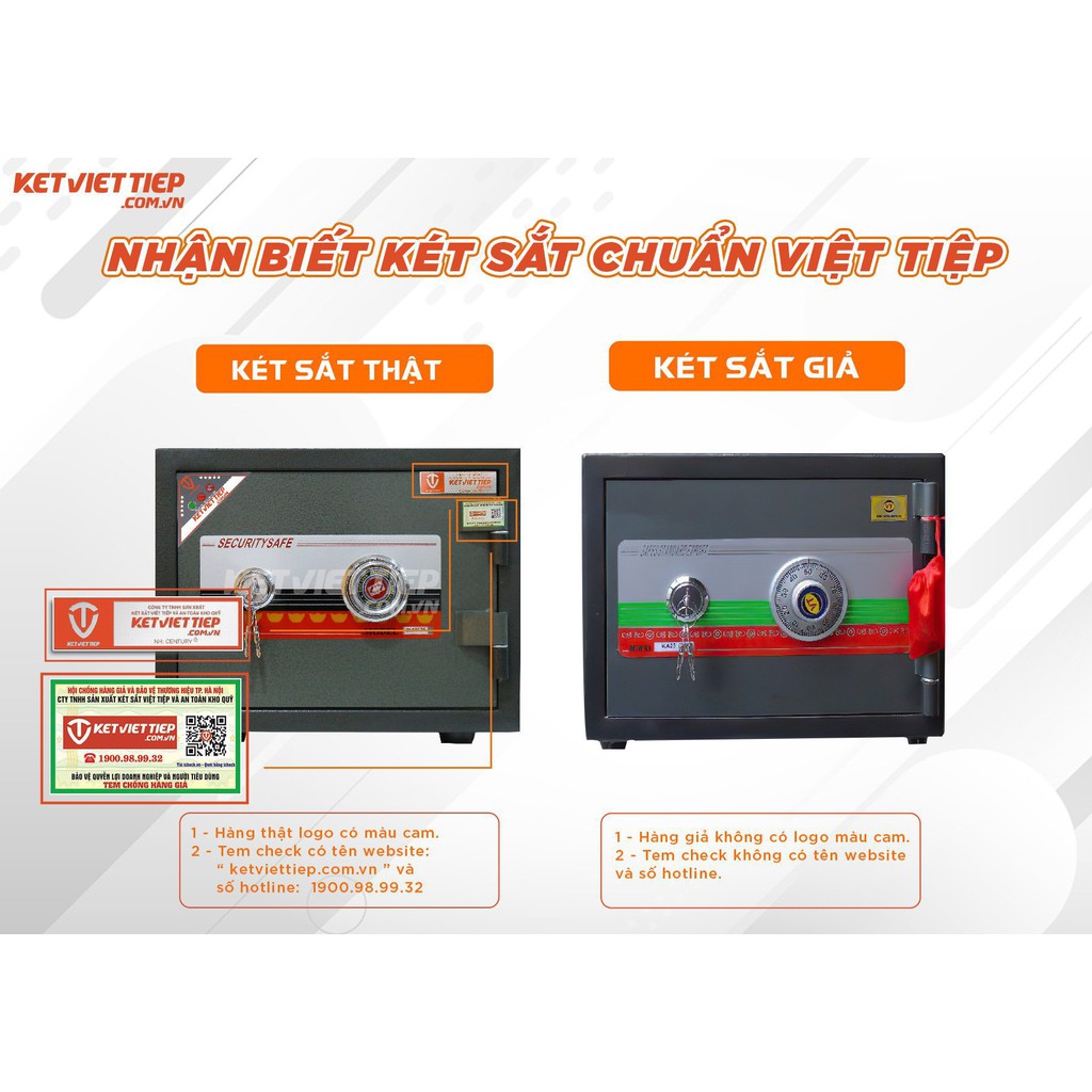 Két Sắt Mini Việt Tiệp Khoá Cơ, Két Sắt Cỡ Nhỏ Để Tủ Gia Đình Nặng 45Kg Kích Cỡ Chuẩn Phong Thủy KVT229 BLN FREESHIP