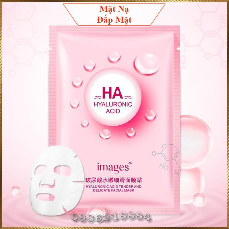 Mặt nạ HA Hồng Images Hyaluronic Acid Tender And Delicate Facial Mask ITD1