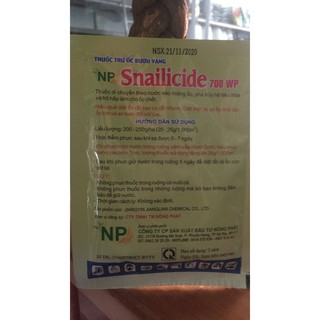 THUỐC TRỪ ỐC SNAILICIDE 700WP_35G
