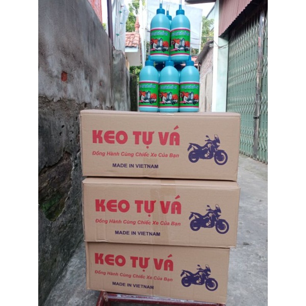 Keo tự vá cho lốp không săm  và lốp có săm có tặng  kèm hạt  cao su non.