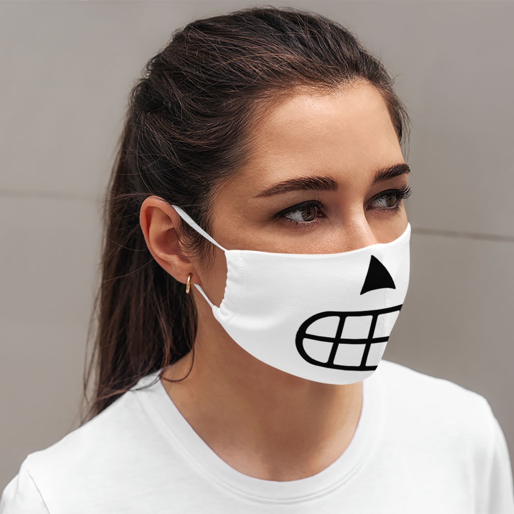 Khẩu trang vui nhộn trẻ em thú cưng hoạt hình dễ thương cute Hình Vẽ DRAWN CARTWELL dành cho nam nữ vải cotton 100% dày
