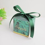 Hộp đựng quà tặng khách mời đám cưới, báo hỉ - hình vuông kích thước 6.5 x 6.5 x 6.5 cm