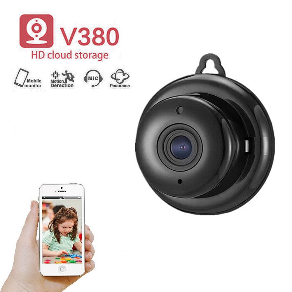 Camera IP Mini Wifi HD Camera trong nhà không dây Ban đêm Phát hiện chuyển động âm thanh hai chiều Màn hình bé V380