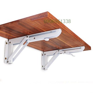 Bản lề gấp treo tường_ Bản lề gập gọn INOX_ EKE kệ decor Bàn làm việc Bàn học thông minh - DCG