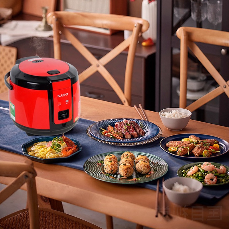 Nồi Cơm, Nồi cơm điện SATO 18F051 1.8L bảo hành 12 tháng